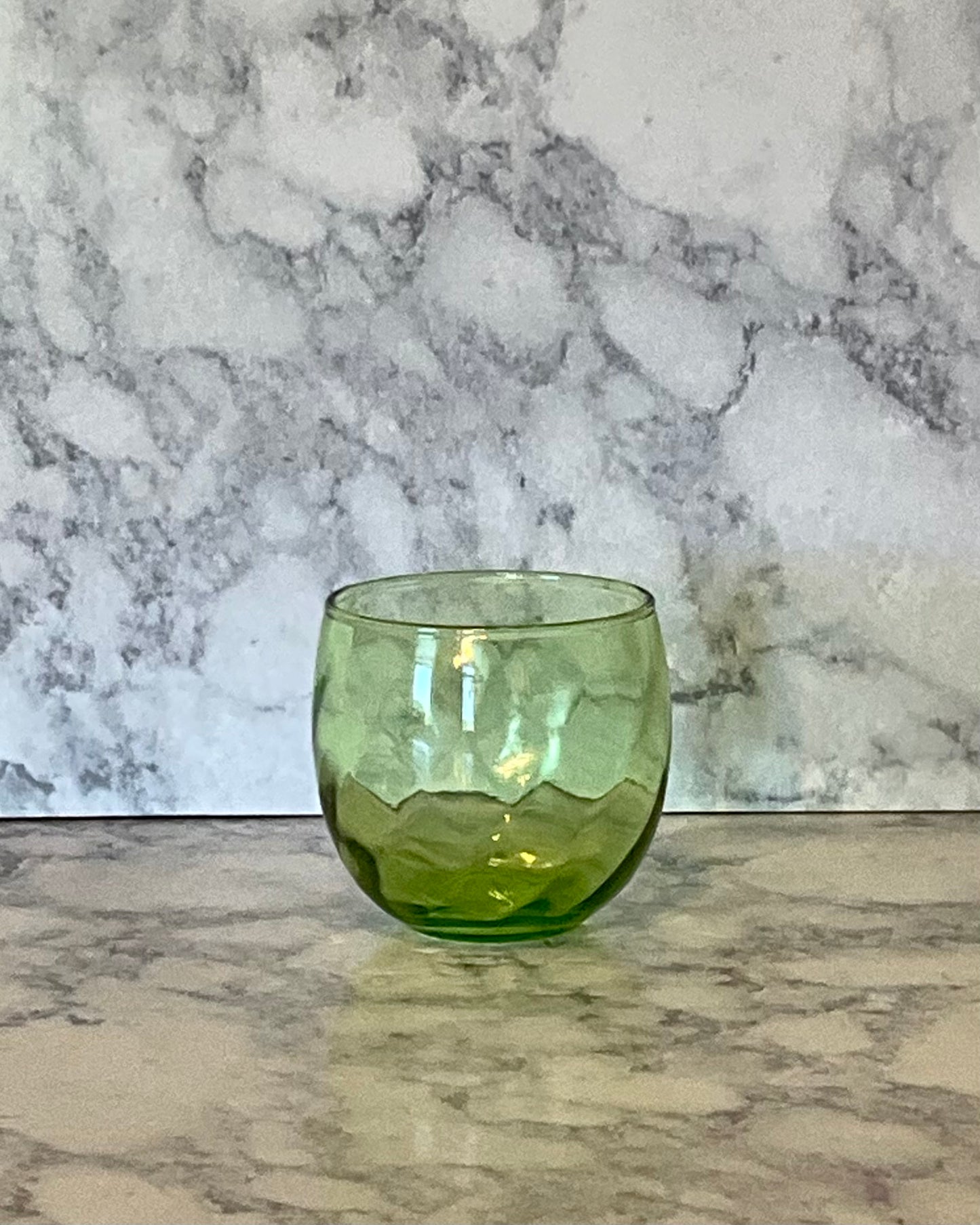 Indiana Glass Green Optic Small Glasses (5)
