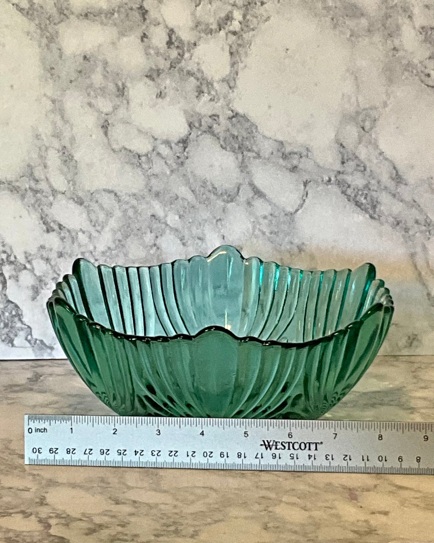 Fenton Glass Beauty Sea Mist Green Bowl