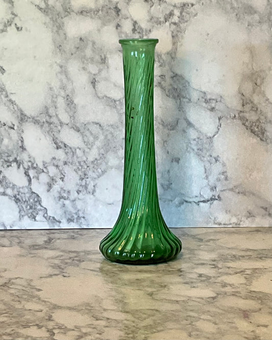 E.O. Brody Co Swirl Green Vase