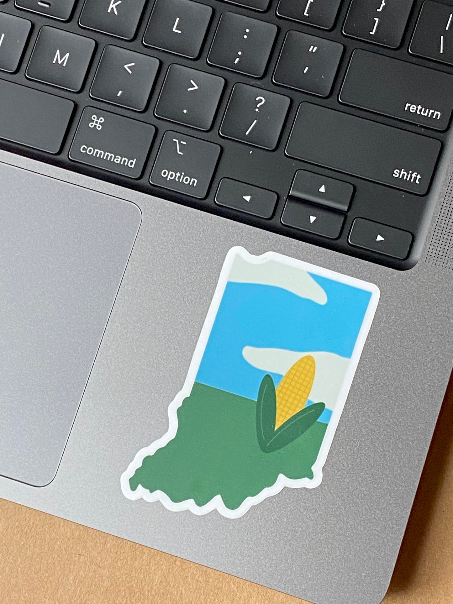 Indiana Corn Sticker