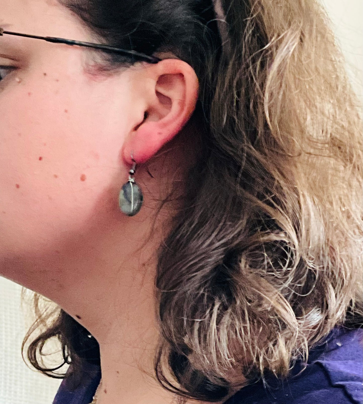 Labradorite Earrings